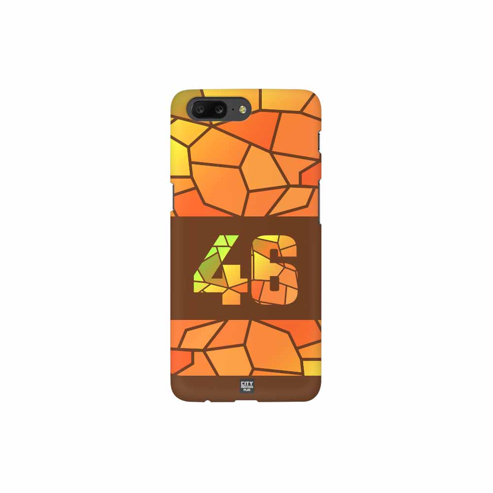 46 Number Mobile Case Cover (Brown)