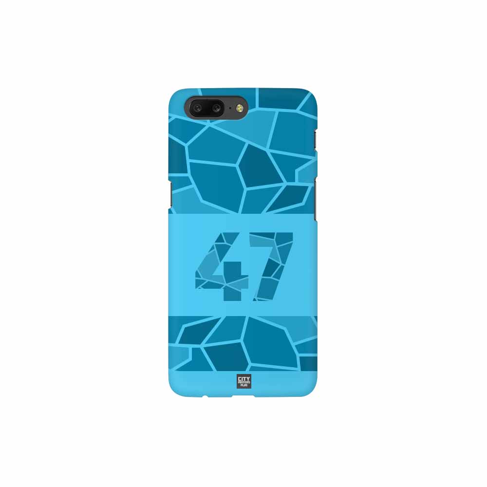 47 Number Mobile Case Cover (Sky Blue)