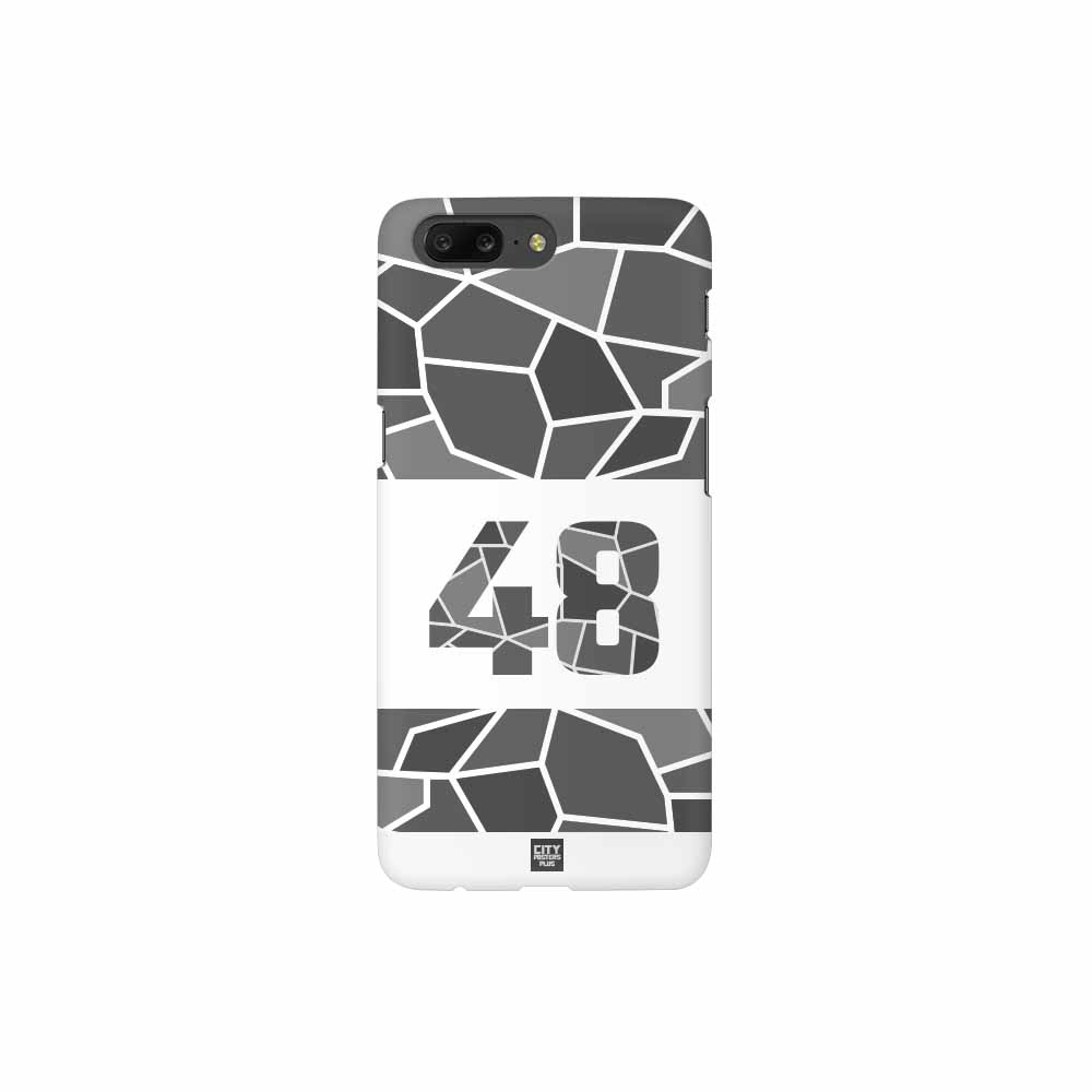 48 Number Mobile Case Cover (White)