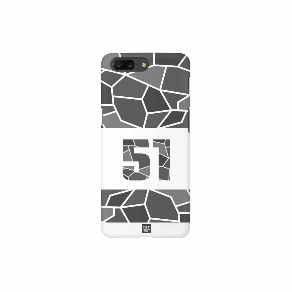 51 Number Mobile Case Cover (White)