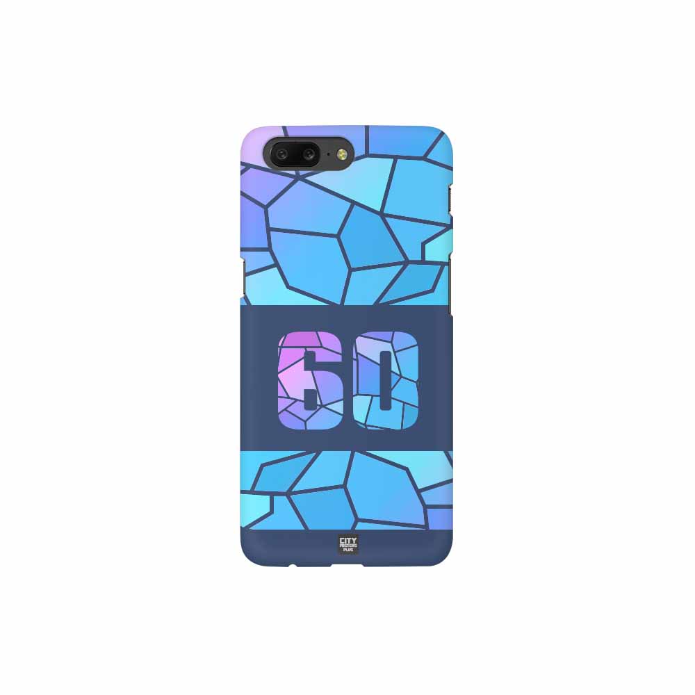60 Number Mobile Case Cover (Navy Blue)