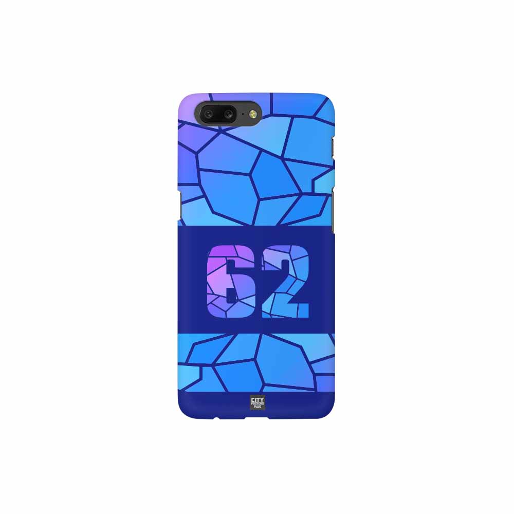 62 Number Mobile Case Cover (Royal Blue)