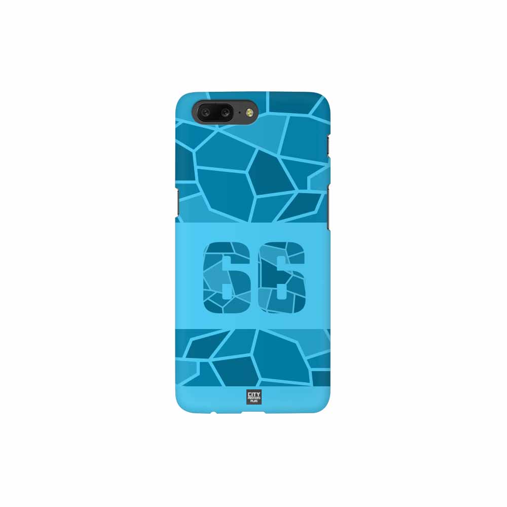 66 Number Mobile Case Cover (Sky Blue)