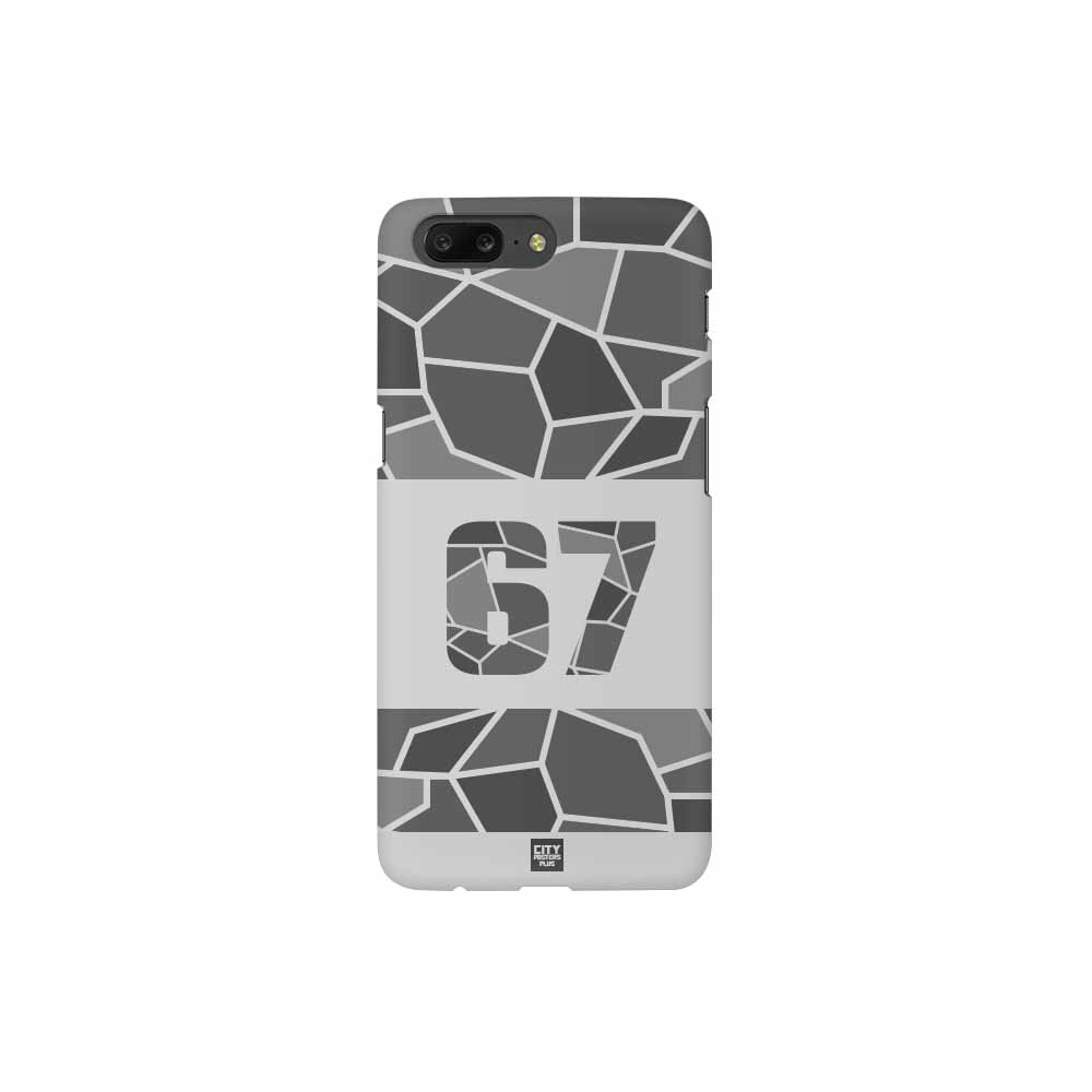 67 Number Mobile Case Cover (Melange Grey)