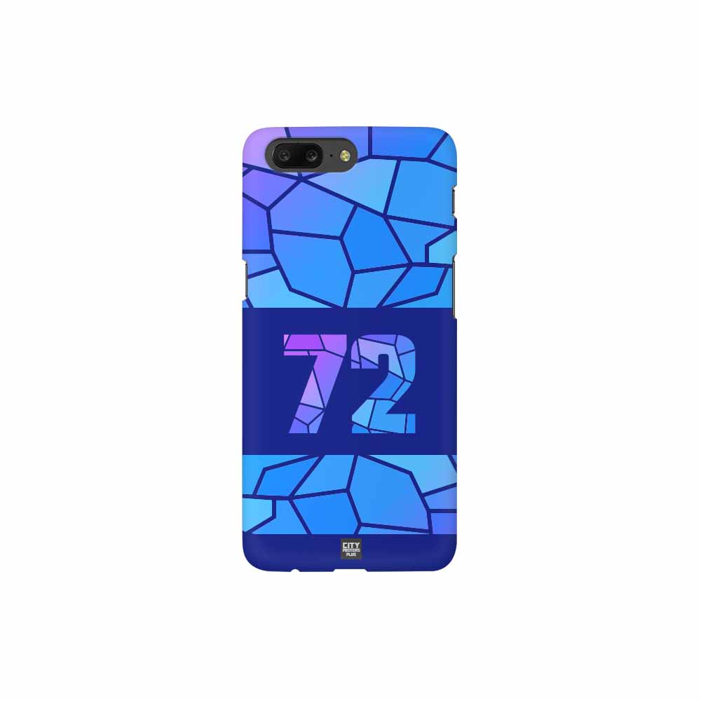 72 Number Mobile Case Cover (Royal Blue)