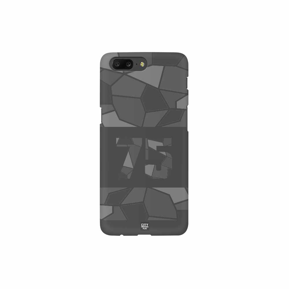 75 Number Mobile Case Cover (Charcoal Grey)
