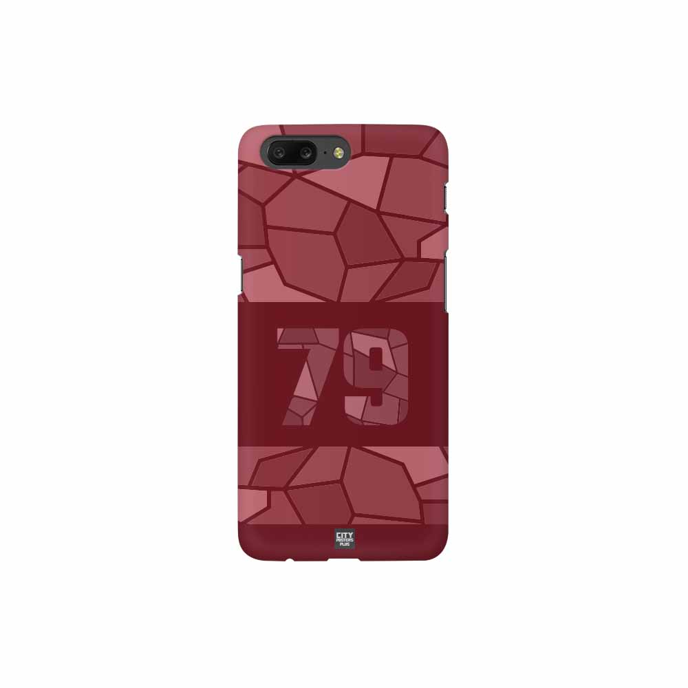 79 Number Mobile Case Cover (Maroon)