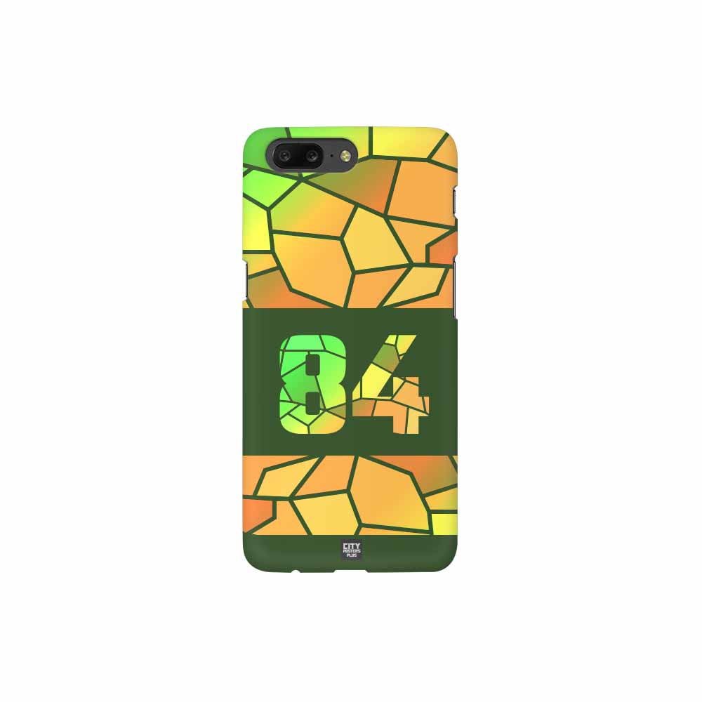 84 Number Mobile Case Cover (Olive Green)