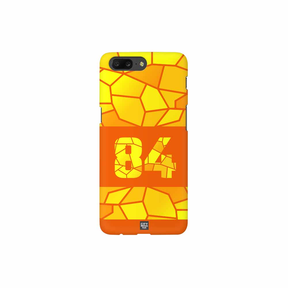 84 Number Mobile Case Cover (Orange)