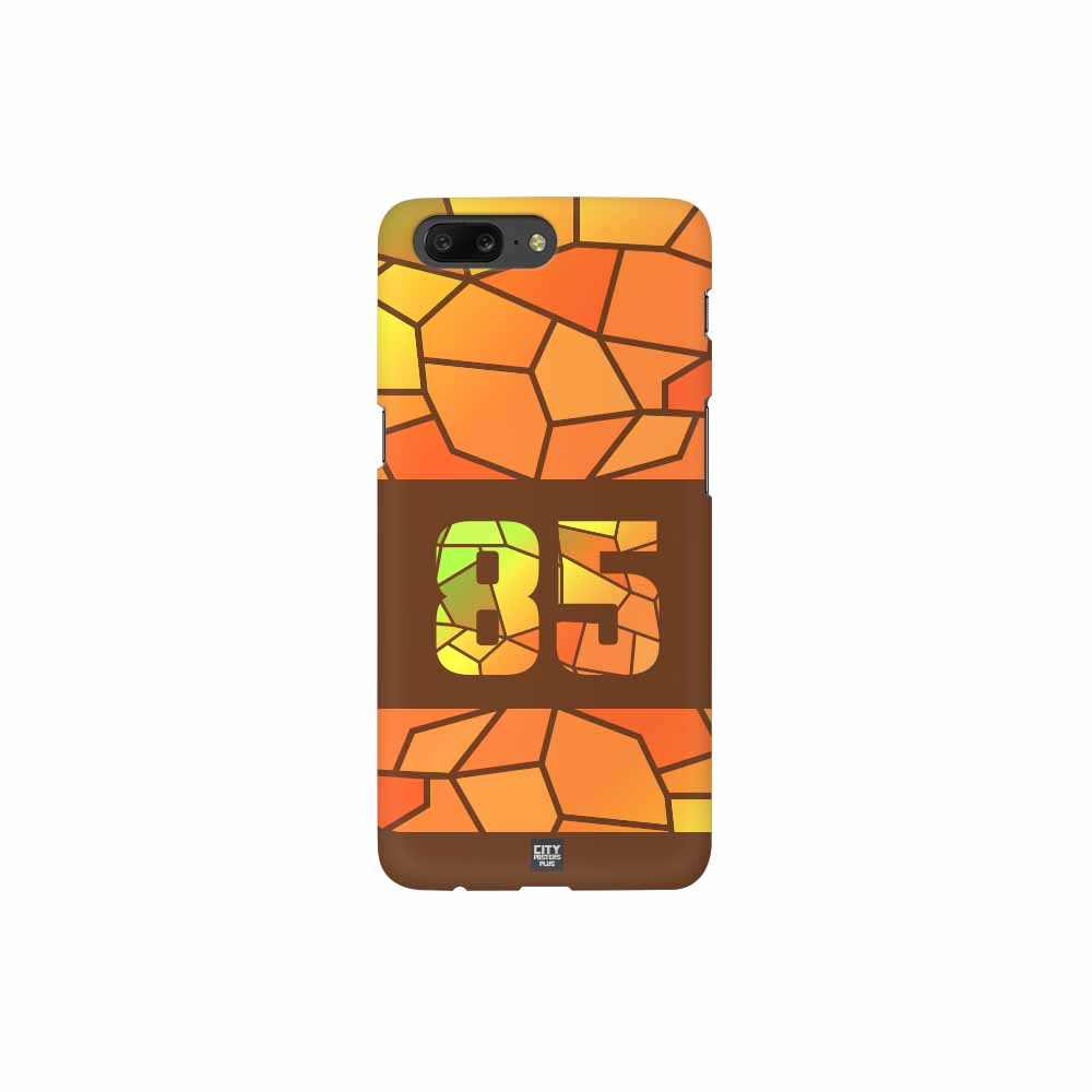85 Number Mobile Case Cover (Brown)