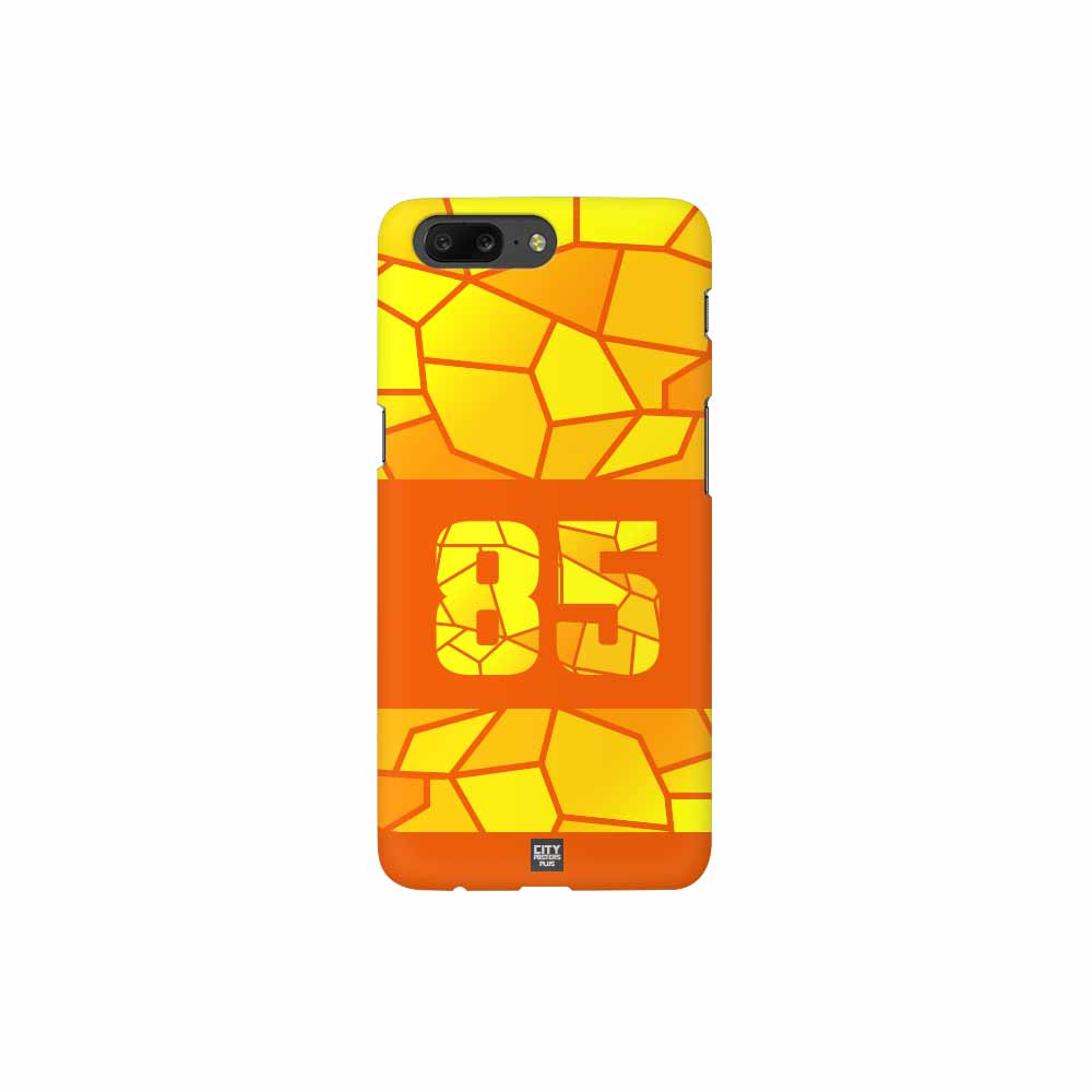 85 Number Mobile Case Cover (Orange)