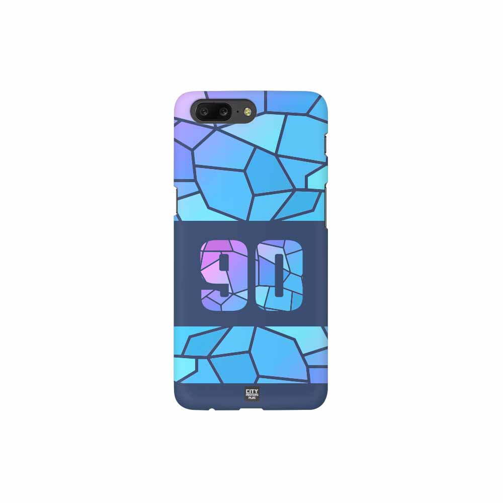 90 Number Mobile Case Cover (Navy Blue)