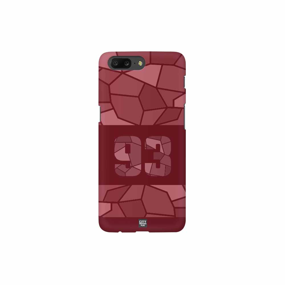 93 Number Mobile Case Cover (Maroon)