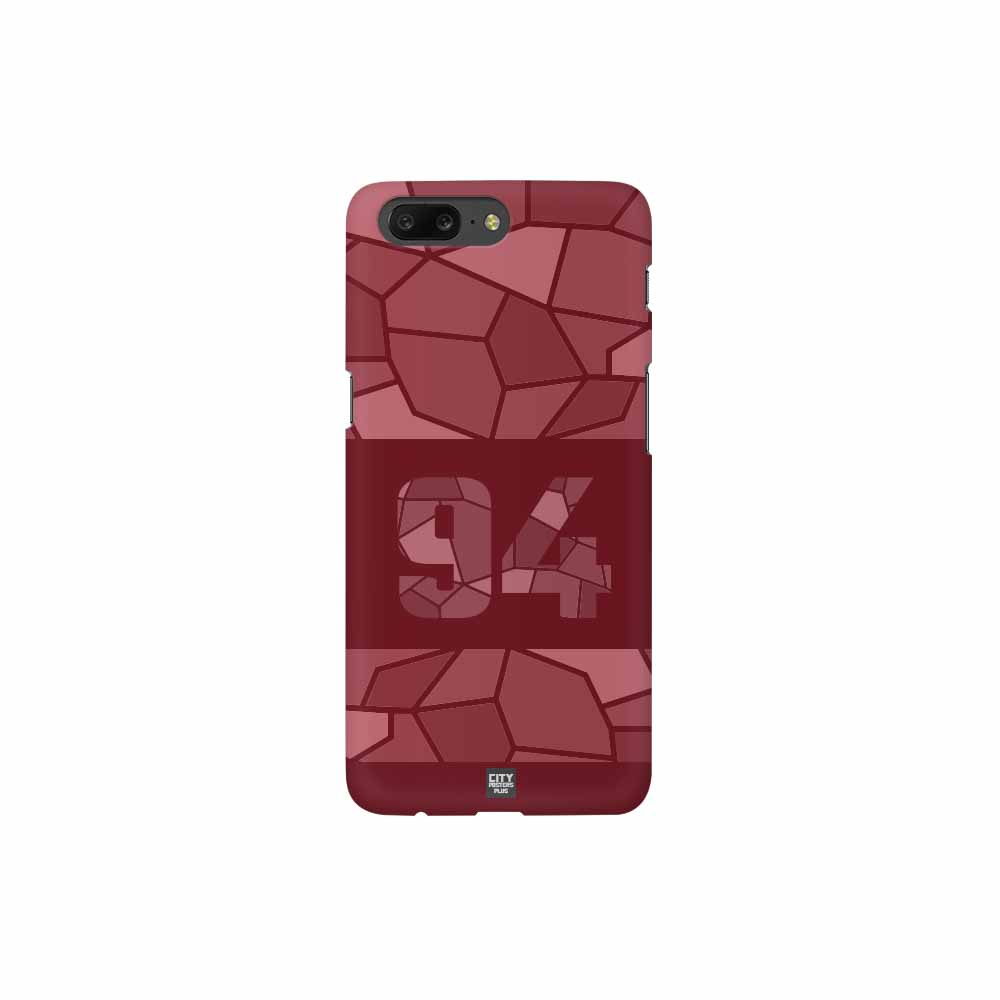 94 Number Mobile Case Cover (Maroon)