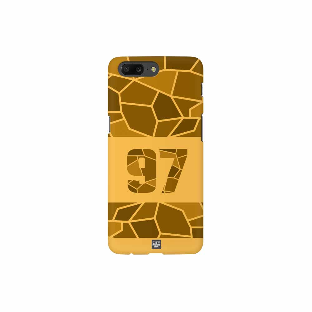 97 Number Mobile Case Cover (Golden Yellow)